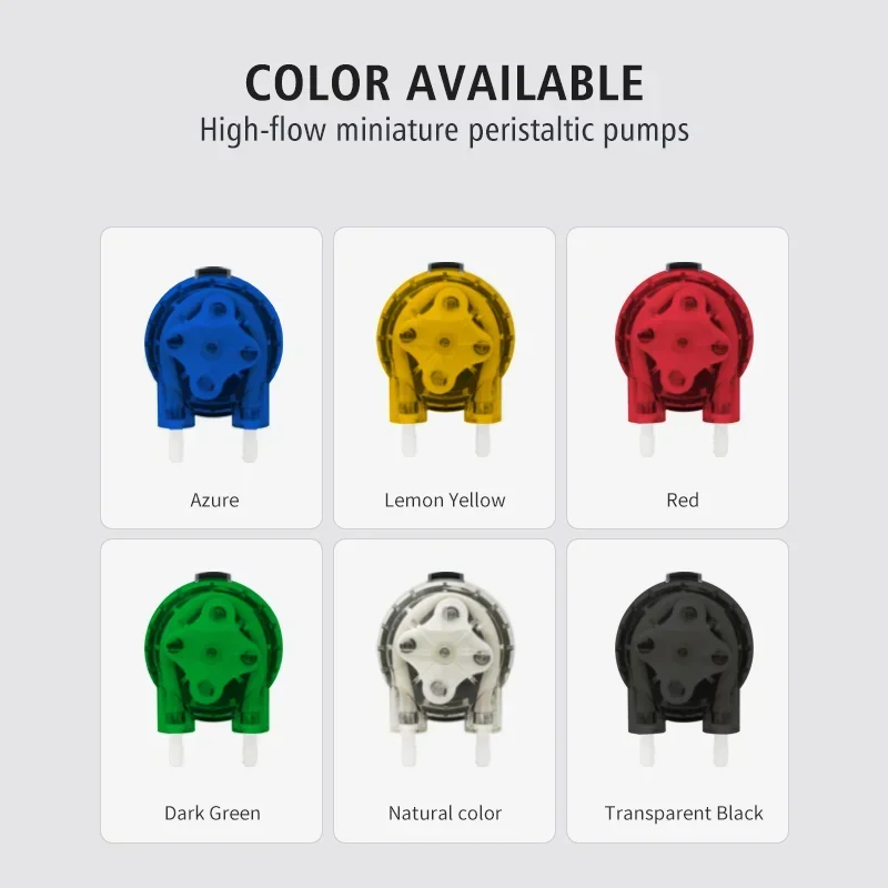 

IN STOCK NEW LEFOO Dc Motor Small Peristaltic Dosing Pump 24v Peristaltic Hose Pump Manufacturers for Food Beverage Machine