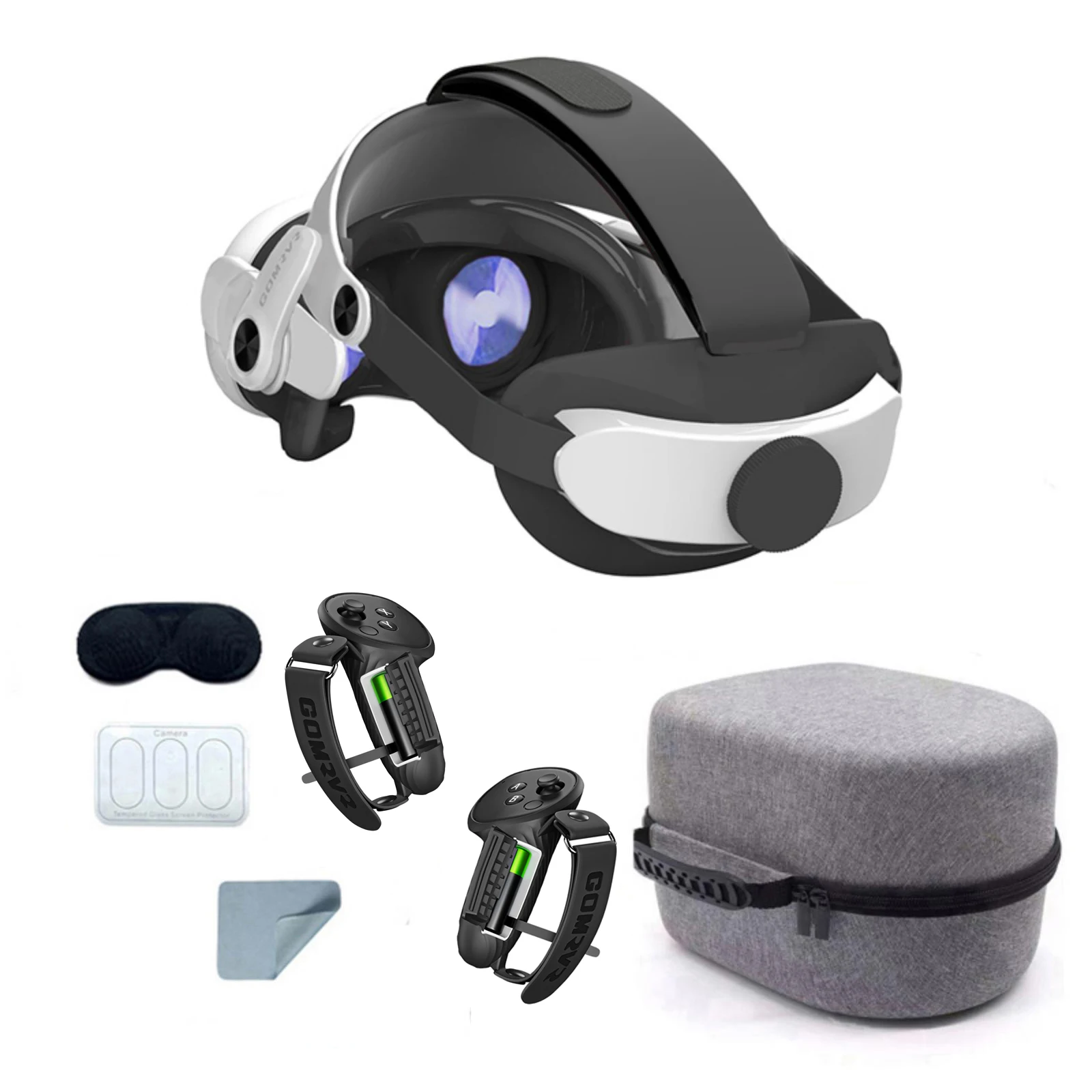 GOMRVR Replaceable Head Strap for Meta Quest 3 VR Improve Comfort Adjustable Head Strap for Meta Oculus Quest 3 Accessories - Image 3