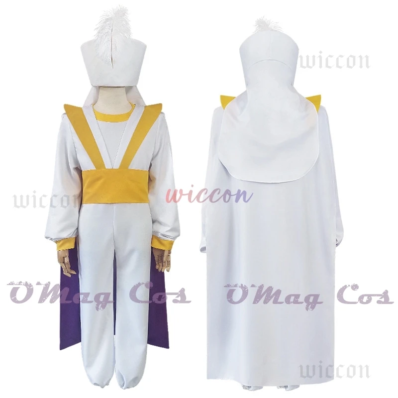 

Aladdin Magic Lamp Prince Cosplay Hat Top Pants Full Set Halloween Carnival Party Outfit for Adults