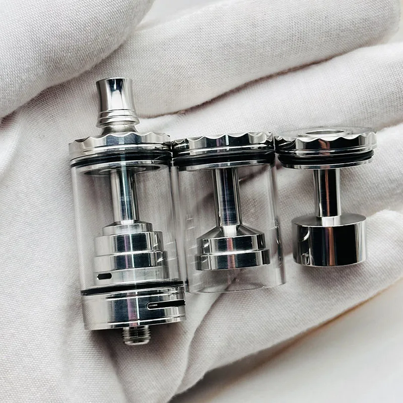 Vape Diplomat RDL /MTL estilo RTA atomizador de tanque 23mm bobina única tanque reconstruible flujo de aire inferior 3 cámaras atomizador de tanque