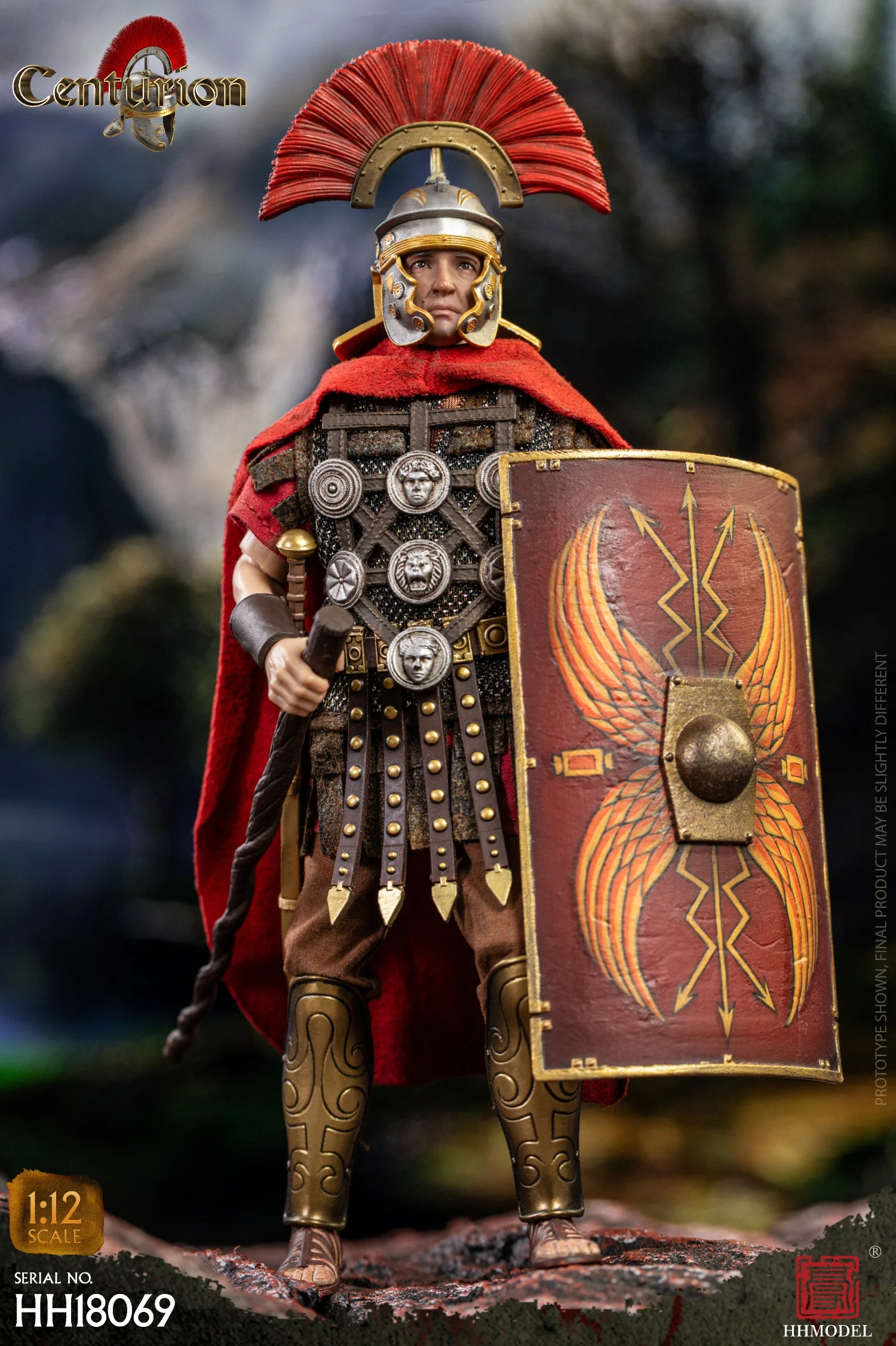 HH18069/70/71 1/12 Scale Imperial Legion Centurion Roman Camp Flag Bearer Full Set 6'' Action Figure Collectible Model Toys