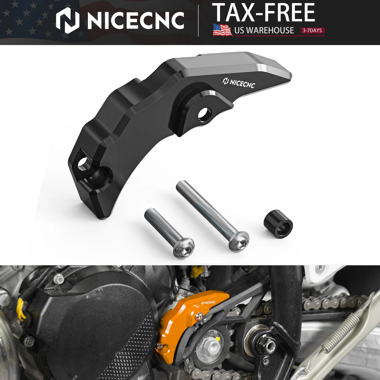 NICECNC para KTM EXC 300 XCW 250 SX 2024 2025 Protector de cubierta de cilindro esclavo de embrague para Husqvarna TE 300 TE 250 GasGas EC 300 250