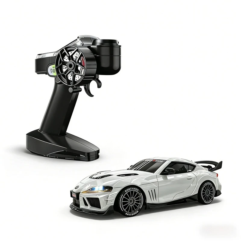 1:43 Supra 1087X RC Drift Car Diecast Metal Body 4WD Full