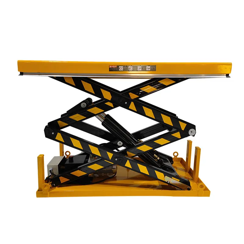 

Platform fixed hydraulic small loading and unloading lift scissor lifting simple mobile workbench