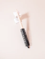 짧은 머리, 앞머리, 수염, 곱슬 머리 액세서리, 마사지 빗, 살롱 곱슬 머리 빗에 적합한 미니 원형 헤어 브러시
