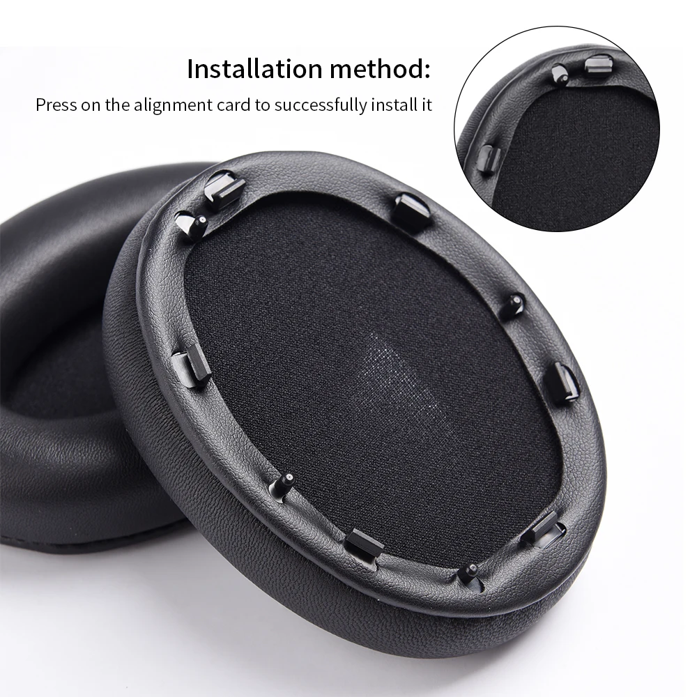 Lambskin Genuine Leather Ear Pads For Sony WH-1000XM3 Headphone Cushion 1000xm3 Headset Foam Earpads Replacement Sponge Earmuffs