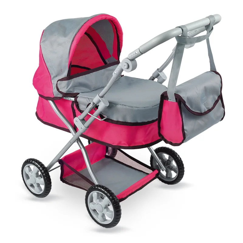 

Детские игрушки для развлечений, игровой домик, куклы, складные кукольные тележки, имитация детских колясок