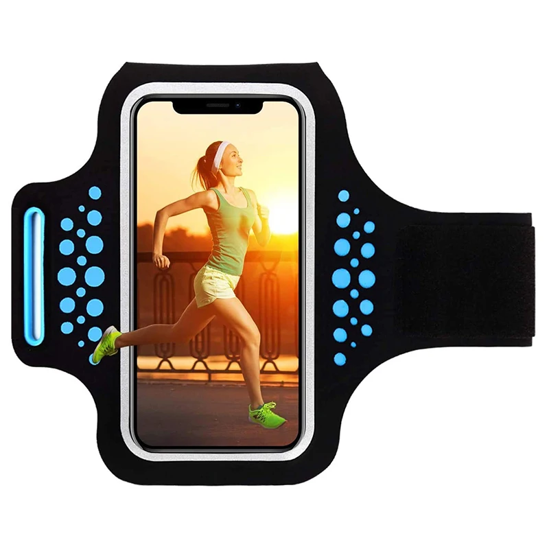 HAISSKY Running Sport Armbands Bag For iPhone 15 14 13 12 11 Pro Max Ultra-thin Phone Brassard Arm Band For Samsung S24 Xiaomi