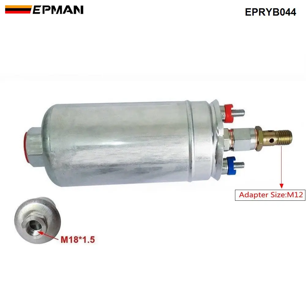 Performance 300lph External Fuel Pump 044 for OEM:0580 254 044 Poulor  H Q E85 Compatible  EPRYB044