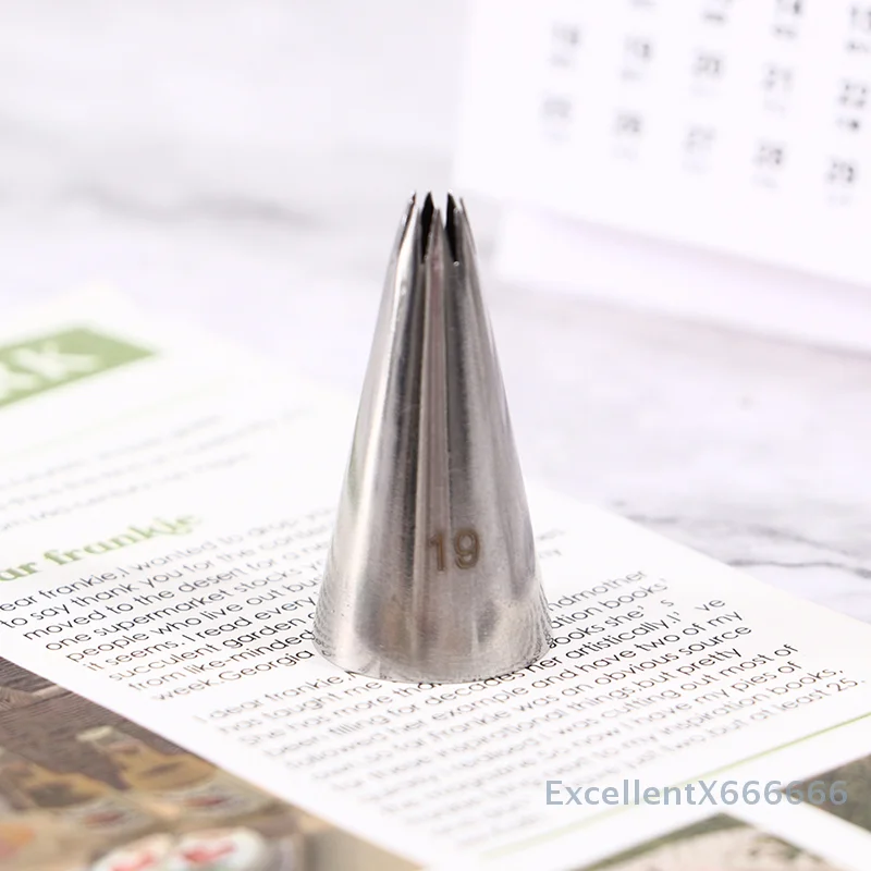 

19# 902#Small Piping Nozzle Cupcake Pastry Nozzles Cake Decorating Tips Baking Tools