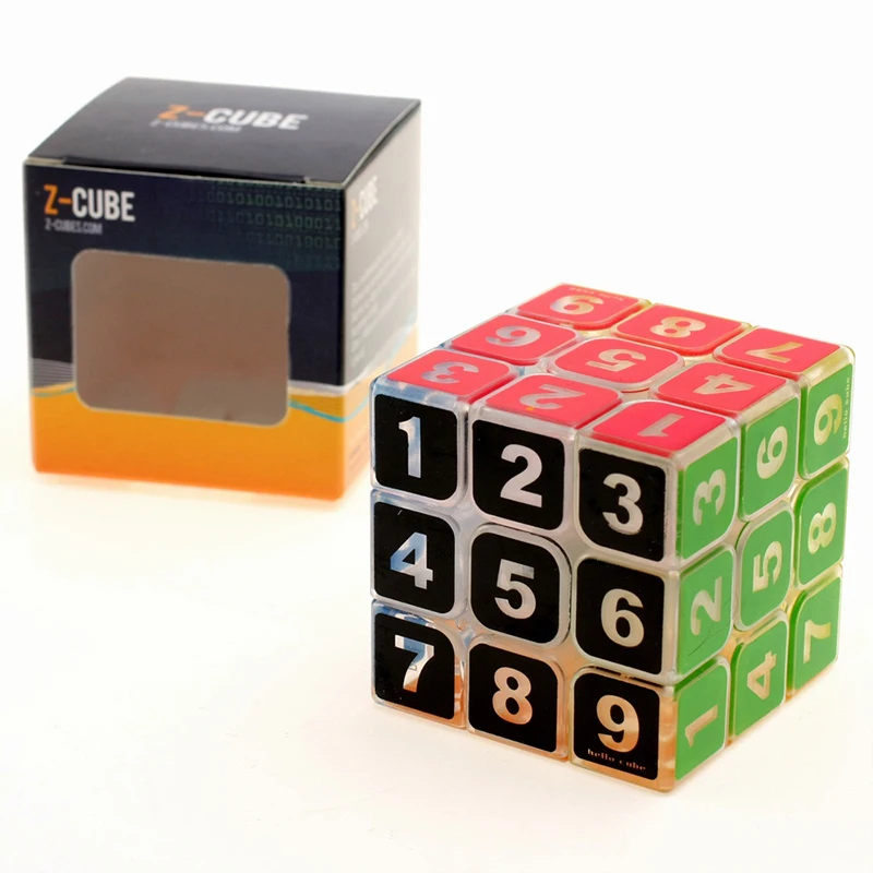 Magia Sudoku cyfrowy sześcian 3x3x3 profesjonalne 3x3 prędkość Cube liczba Puzzle edukacyjne zabawki dla dzieci dorośli prezenty dla dzieci