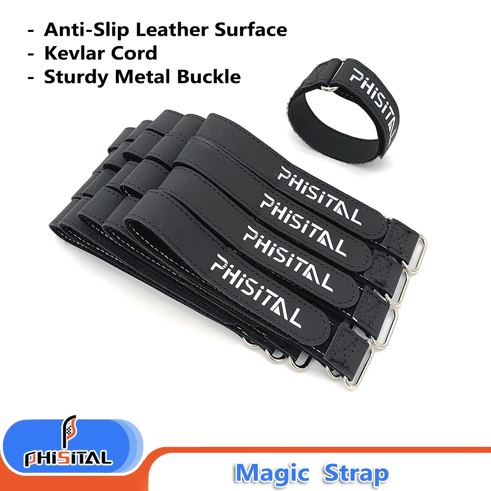 

Противоскользящий кевларовый ремень для батареи PhiSital с металлической пряжкой, износостойкий крепеж для FPV дронов и квадрокоптеров (DIY)