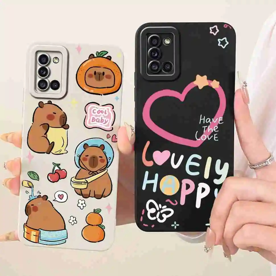 Cartoon Animal Hearts For Samsung Galaxy A31 6.4" Case Silicone Full Protection Cover For Samsung a31 A31 SM-A315F Phone Cases