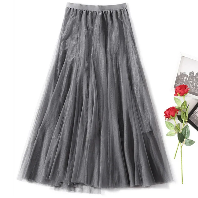 

Юбка с высокой талией, утягивающая фигуру, модная длинная юбка А-силуэта оверсайз, весенне-летняя женская одежда