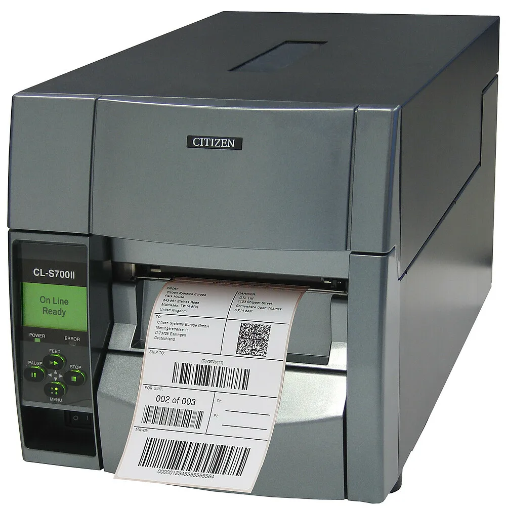 

4 Inch Thermal Transfer Direct Thermal Printer Citizen CL-S700 For Retail Manufacturing Label Printer CL-S700II