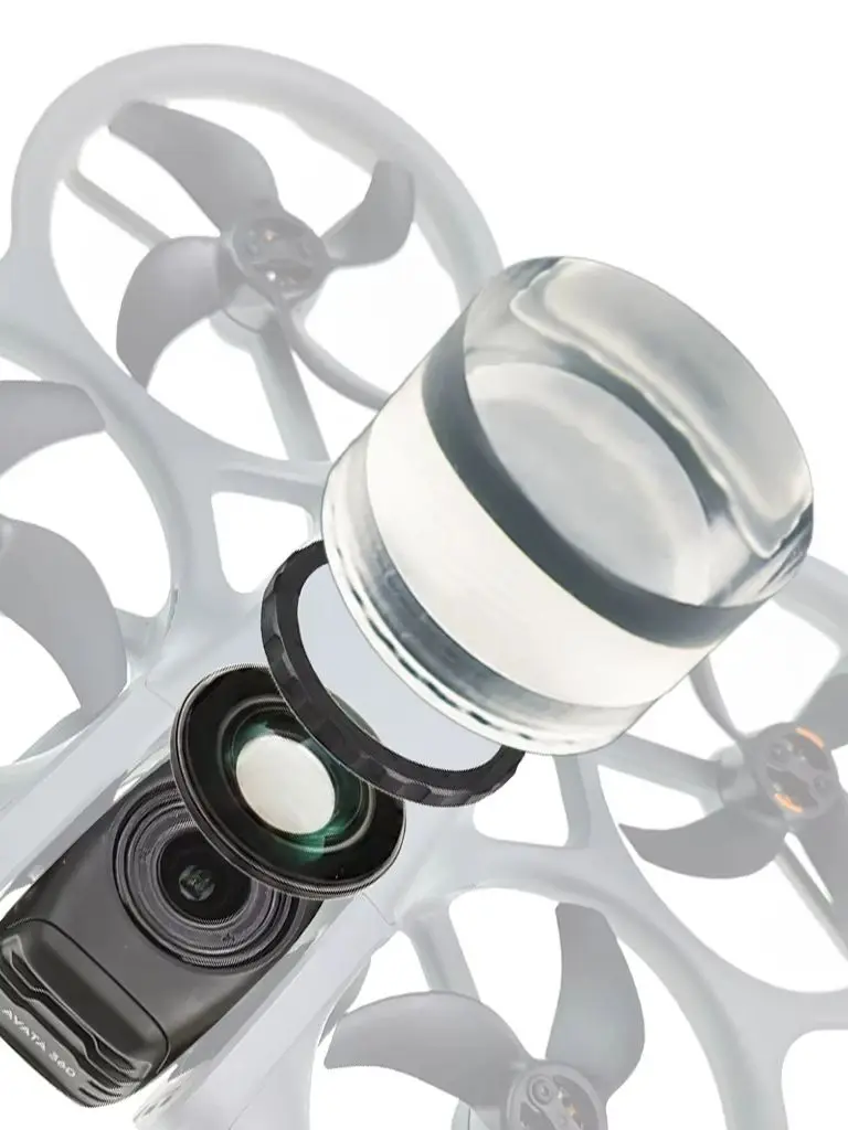 MORUS Camera Lens Glass Cover For DJI Avata 360 Drone Protective Lens Glass With Iron Ring Removal Repair Tool