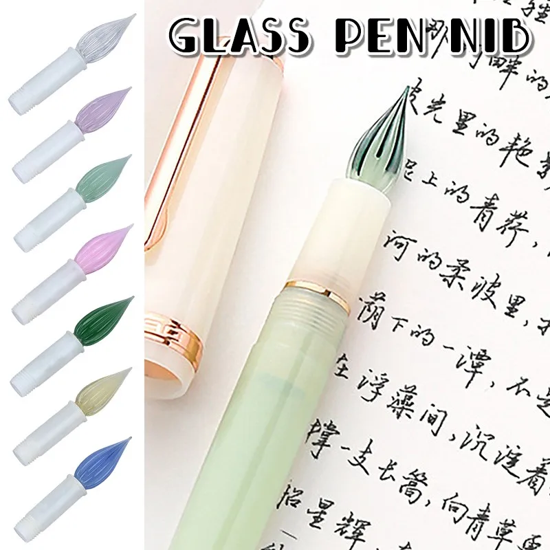 

1PC Glass Pen Nib Fit For Jinhao 82 Fountain Pen Dip The Pen Tip In Water Supplies Office School Supplies Writing Gift Pen