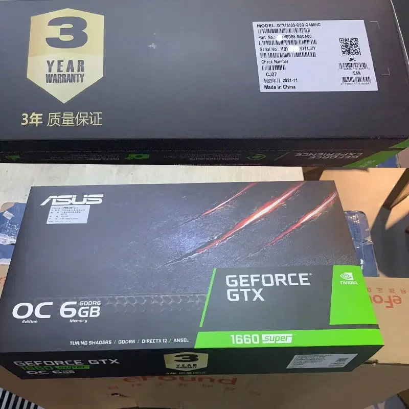 Venda quente gtx 1600 super placa gráfica jogos barato china correr para sempre claramente imagem qualidade placa de exibição do computador