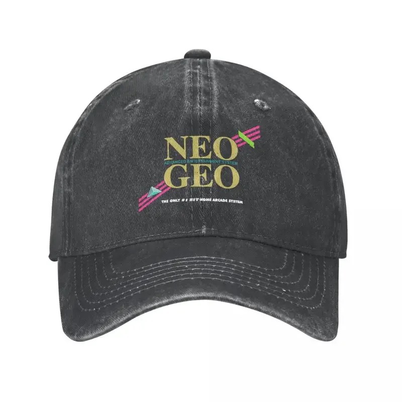 Vintage AES Baseball Cap Unisex Style Distressed Cotton Headwear Neo Geo Snk Outdoor Running Golf Hats Cap