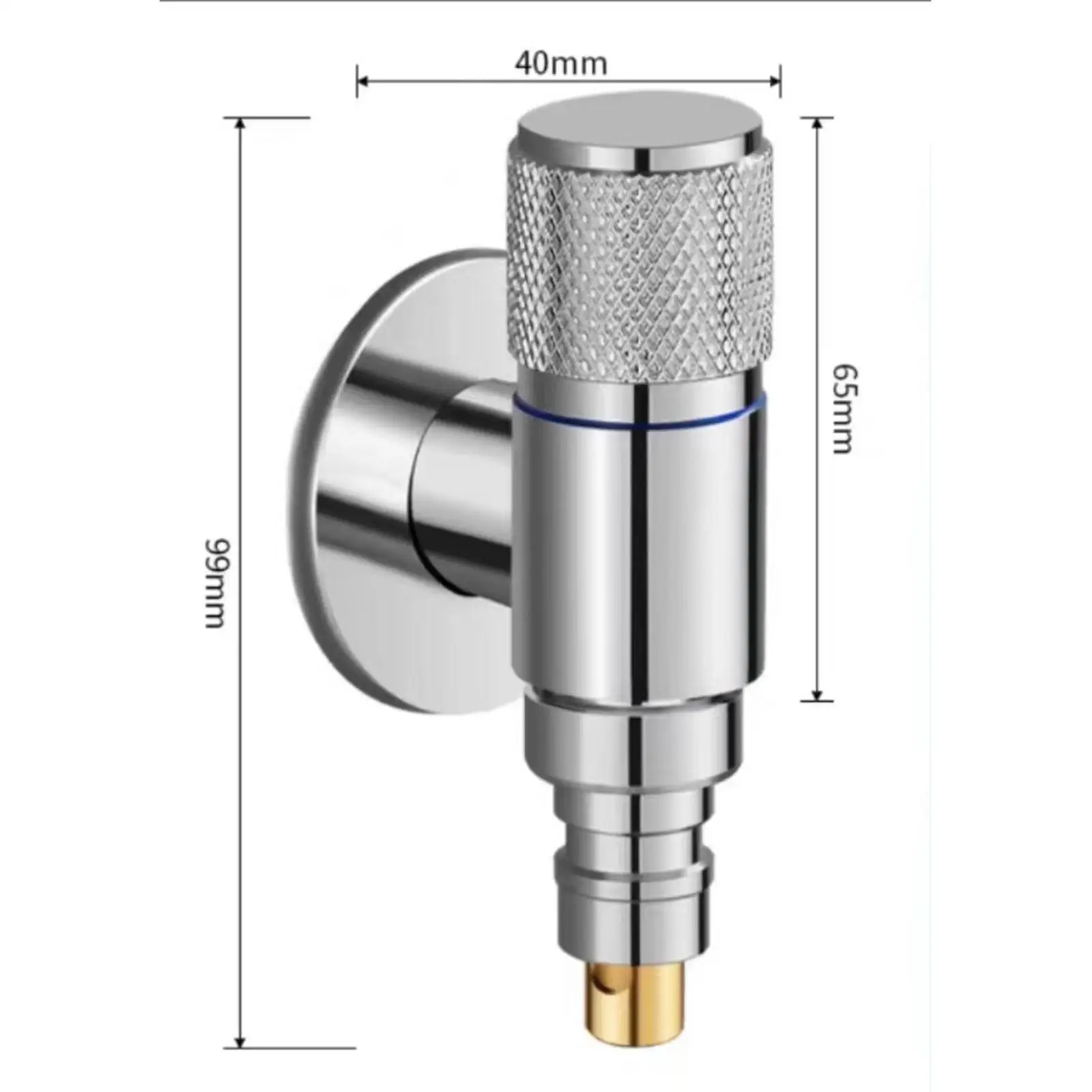 

Brass Automatic Water Stop Valve Washing Machine Tap Beautiful Appearance