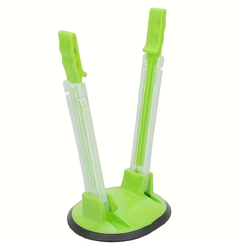 1pc Bag Holder, Countertop Vertical Food Bag Rack, Adjustable and Practical for Kitchen Counter or Cabinet