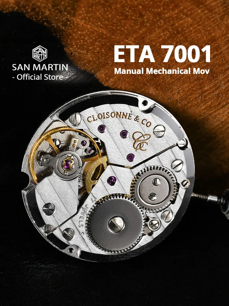 San Martin 36 mm ETA 7001 Guil - Guilloché Dial Watch recensie en prijs