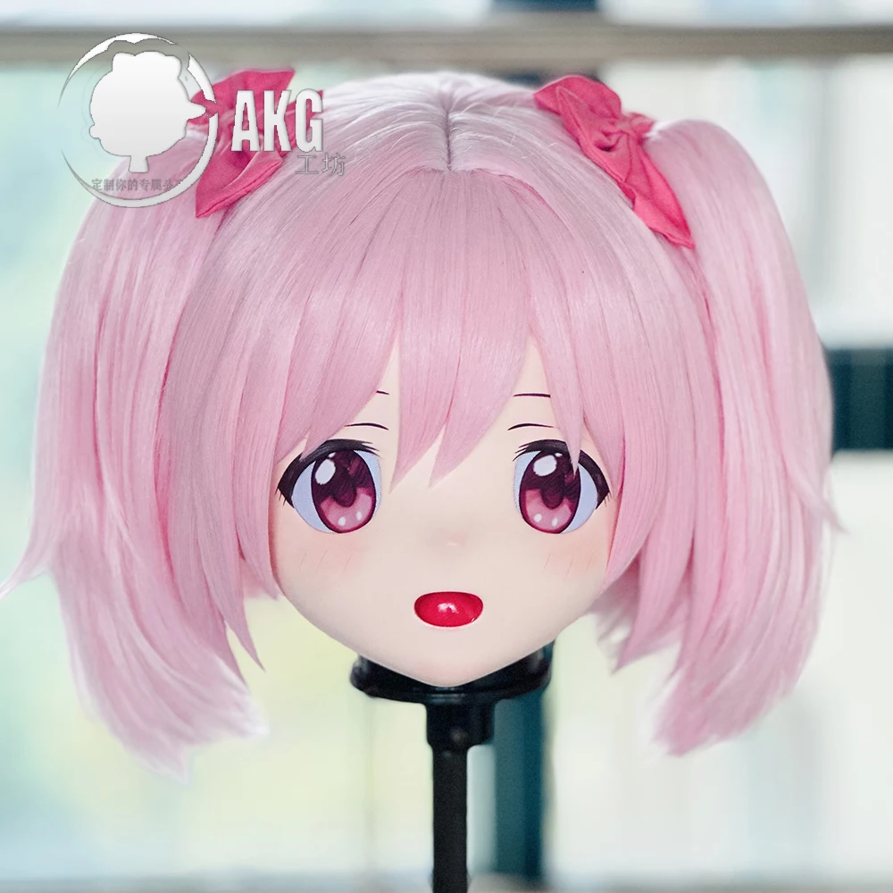 

(AL510) Настроить персонаж Crossdress Женский/Девушка Смола Половина/Полная голова с замком Косплей Японское Аниме Игра Ролевая Маска Кигуруми