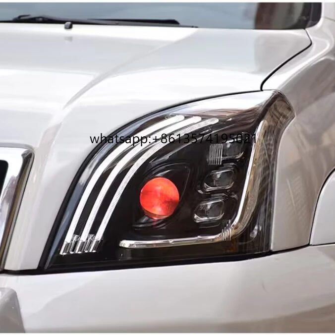 

Hot Sale New Design Car Light Modified Full LED Headlight for Prado Headlamp 2003-2009 Assembly