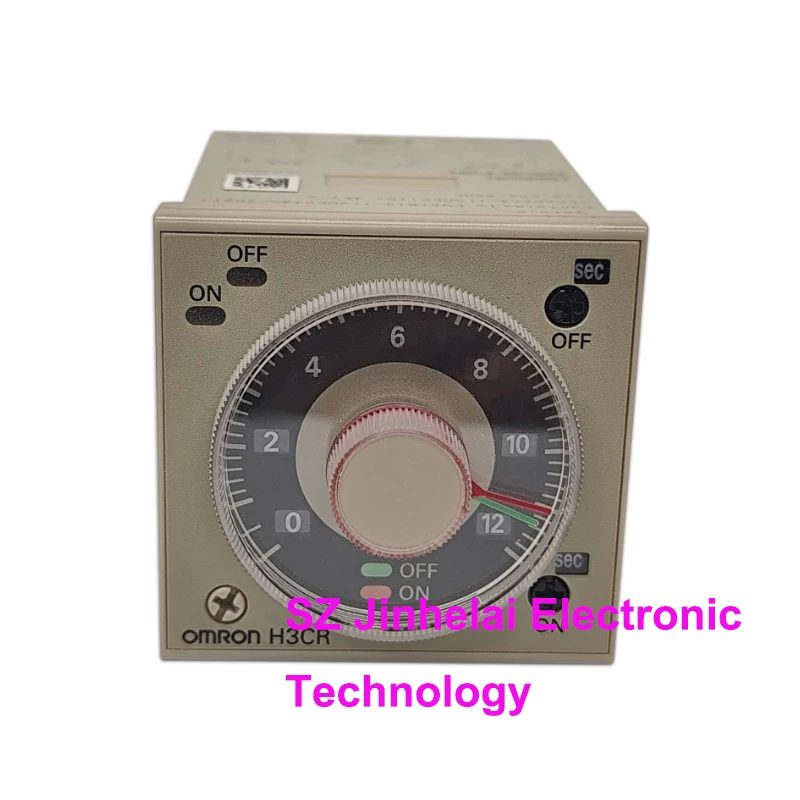 100%New and Original OMRON H3CR-A H3CR-F H3CR-F8N TIME RELAY 100-240VAC or 12-48VDC Adjustable Timer Switch Relay