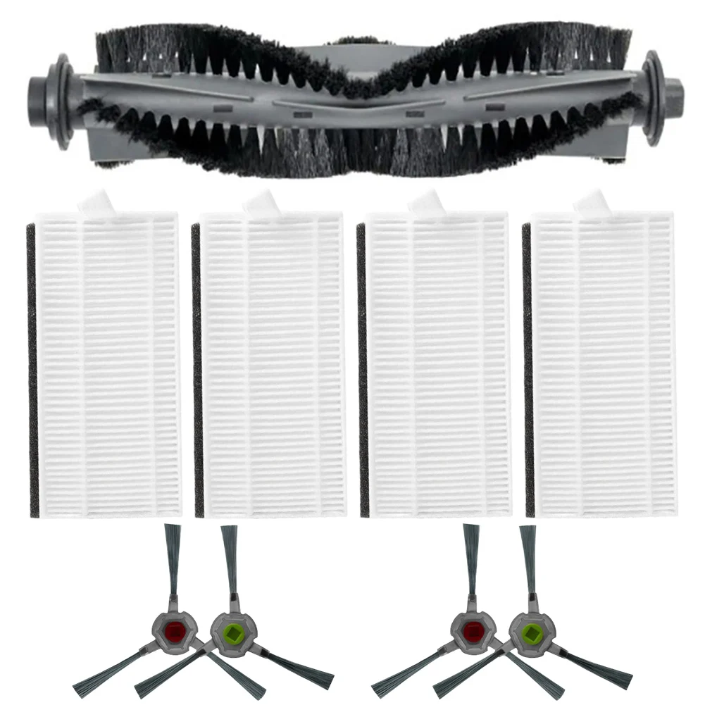

Enhanced Cleaning Performance with For AIRROBO P30 Vacuum Cleaner Replacement Kit Main Brush Side Brushes Filters