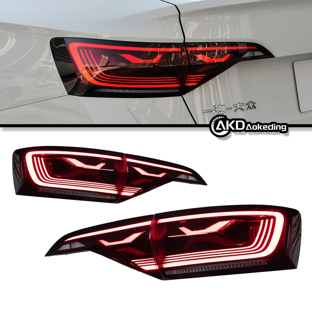 For 19 Volkswagen's new Suiteng tail light assembly Jetta modified 23 LED water steering brake lights reversing