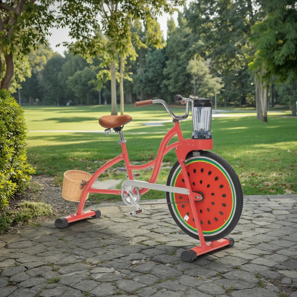 

ATV&UTVEXI 26-Inch Commercial Unicycle Smoothie Bike with 150kg Load Capacity for Beach Party and Juicer Use