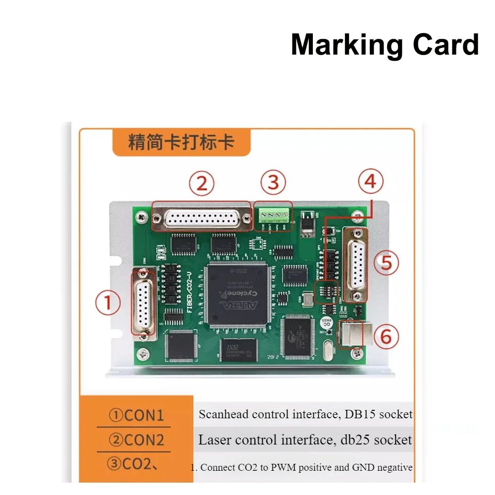 Laser Marking Machine Golden Orange Semiconductor PCI Control Card Motherboard Board CO2 Fiber Optic USB Marking Card