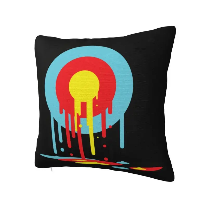 Nordic Style Weeping Target Cushion Cover Velvet Archery Archer Darts Shoot Pillow Case Sofa Square Pillowcase Home Decorative