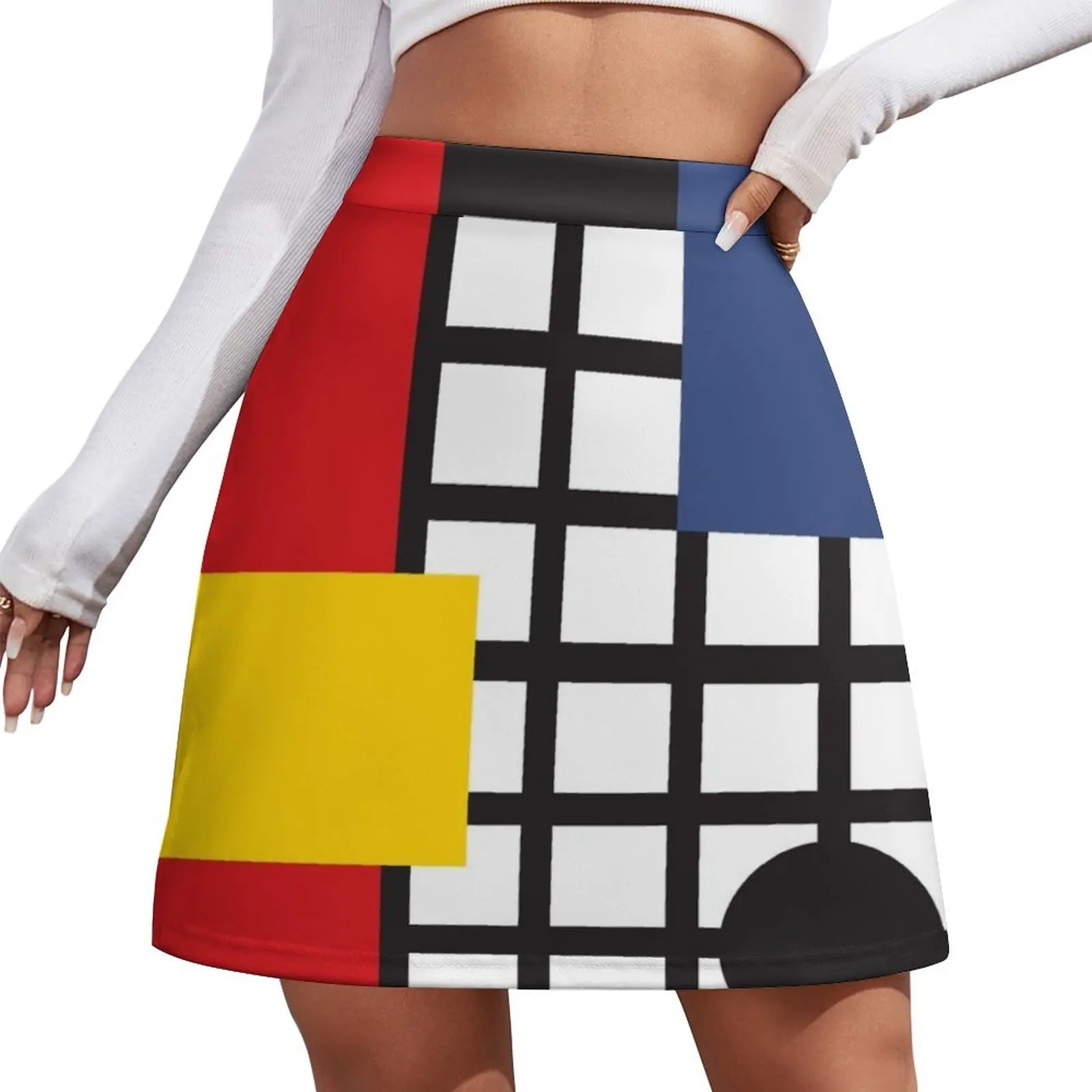 

Mod Pod Primary Color Retro Savvy Design Mini Skirt Kawaii skirts for women 2026 novelty in clothes Woman skirt