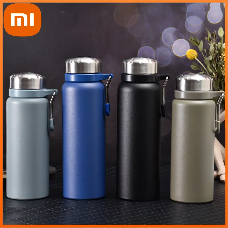 

Xiaomi Creative Business Model 304 Stainless Steel Thermos Cup Outdoor Portable Rope Large-Capacity Water Cup Office Tea Cup