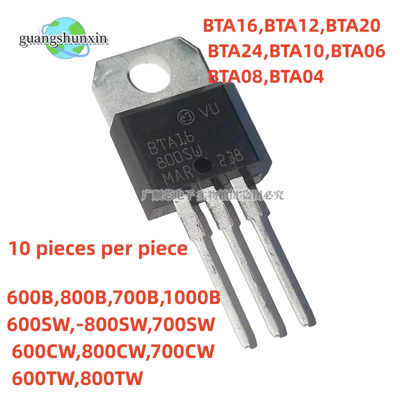 10 SZTUK (M) BTA16,BTA12,BTA20 BTA24,BTA10,BTA06 BTA08,BTA04-600B,800B,700B,1000B 600SW,-800SW,700SW 600CW,800CW,700CW 600TW,800TW