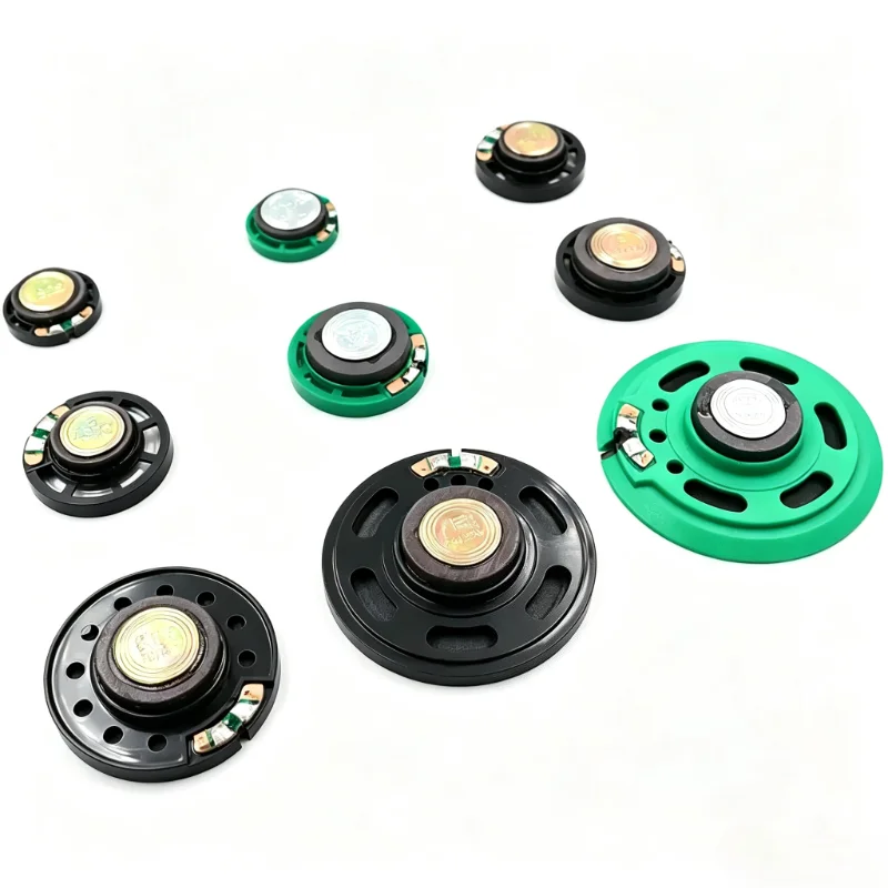 10PCS 8Ohm 0.25W 0.5W 16/32Ohm Horn Loudspeaker 8R 16R 32R 20mm 21mm 23mm 27mm 29mm 36mm 40mm 50mm 57mm Diameter Loud Speaker