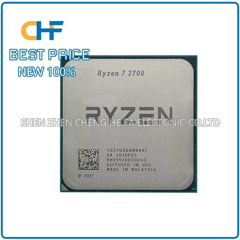 Ryzen 7 2700 R7 2700 3.2GHz Eight-Core Sixteen-Thread CPU L3=16M 65W Socket AM4