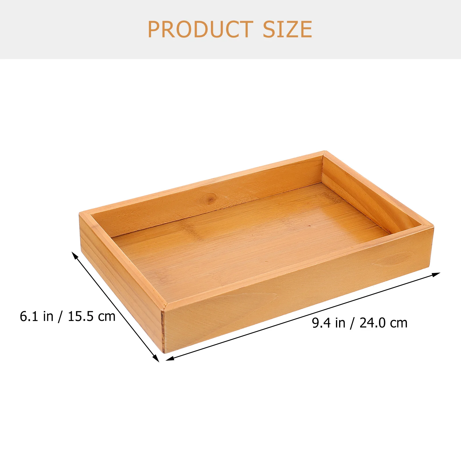 

Sturdy Wooden Jewelry Household Bathroom Organizer Vanity Storage Tray Multi-Function Accessory Holder