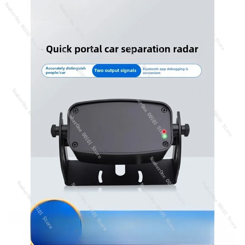 Microwave probe automatic door sensor