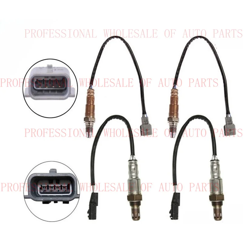 V+ 4PCS Upstream+Downstream Oxygen O2 Sensor For 2015-2019 Nissan Frontier 4.0L V6