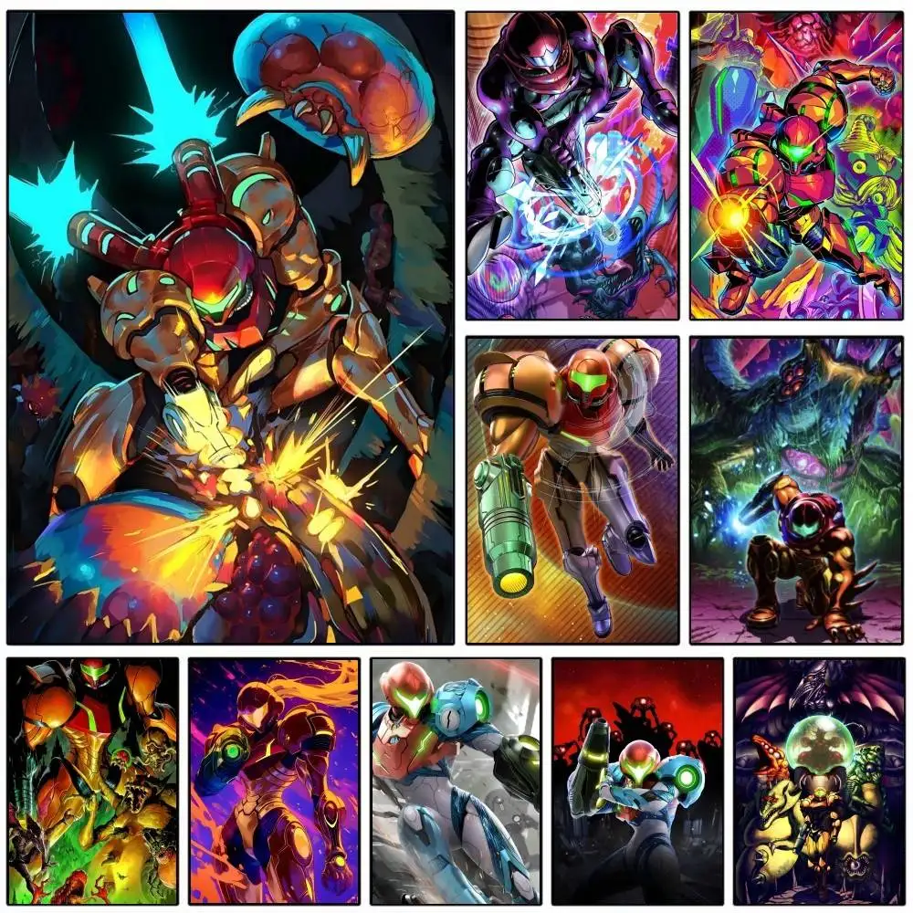 Game Metroid Prime Posters HD Print Vintage Wall Art Decor for Home Study Room