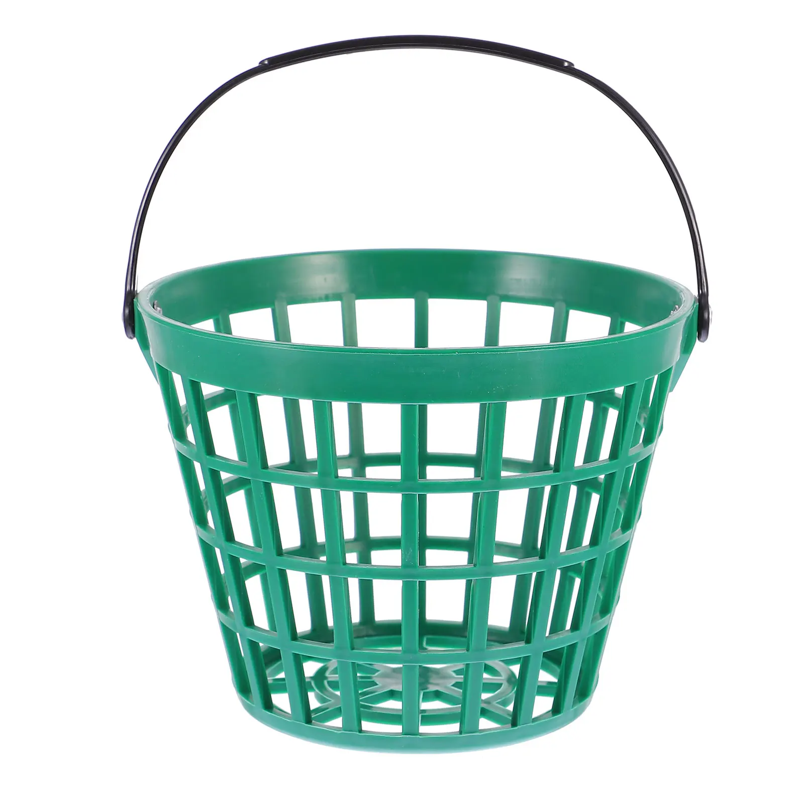 1pc cestino portaoggetti per palline da golf manico in nylon secchio gamma esterna pulizia contenitore per palline a prova di perdite di grande capacità