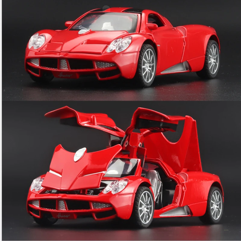 1:32 Pagani Huayra Alloy Sports Car Model Diecasts Metal Toy Vehicles Car Model Simulation Sound Light Collection Gift