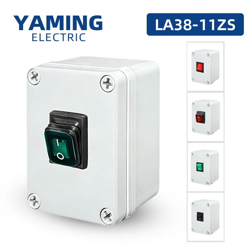 Waterproof Rocker Switch KCD4 Self-locking Toggle Button Case Surface Mount On Off Power Control Junction Box