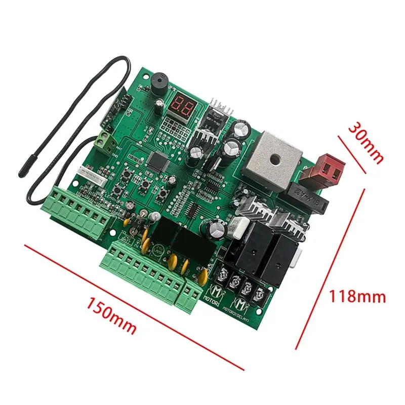 Panel sterowania B14C do automatycznego otwierania bram dwuskrzydłowych DC 24V, płytka PCB, inteligentny system centralnego sterowania.