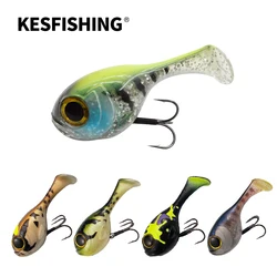 KESFISHING Soft Lure Balloonfish 82mm Top Quality Deraball Artificial Silicone Bait with Hook For all Fish Fishing Tackle