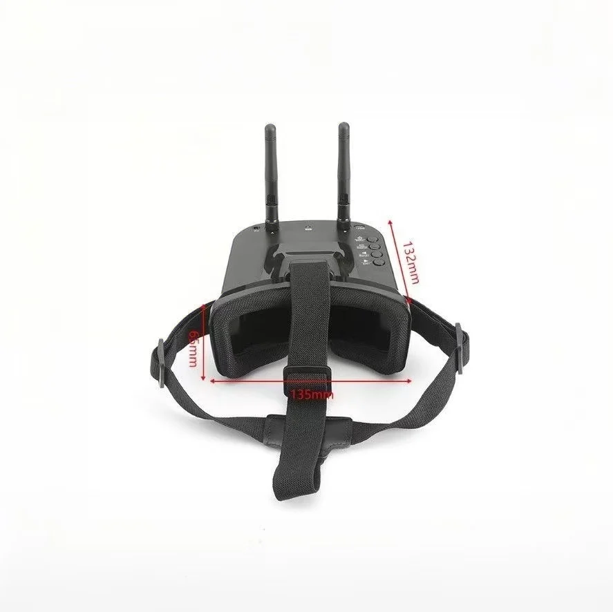 

Очки FPV 5,8G 40CH с двумя антеннами Монитор Видеоочки Гарнитура HD с передатчиком 5,8G 25 МВт fpv камера Osd для гоночного дрона