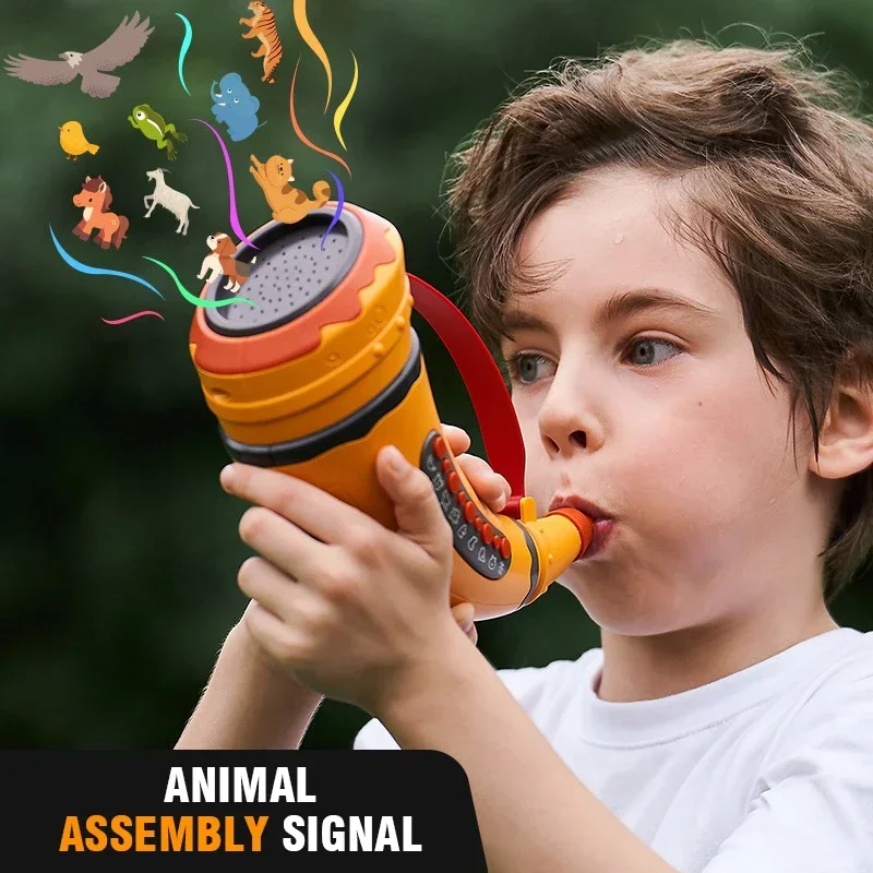 Electric Whistle Animal Assembly 30 Kinds Sound Effects Simulation Calls Whistles Horn Toys Children Music Educational Toy kids